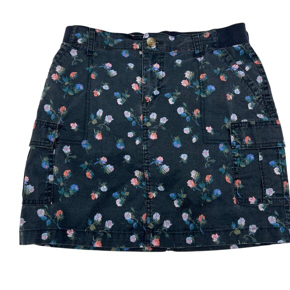 Lee Womens Floral Cargo Skort Size 6 Mid Rise Regular Fit - Picture 1 of 7